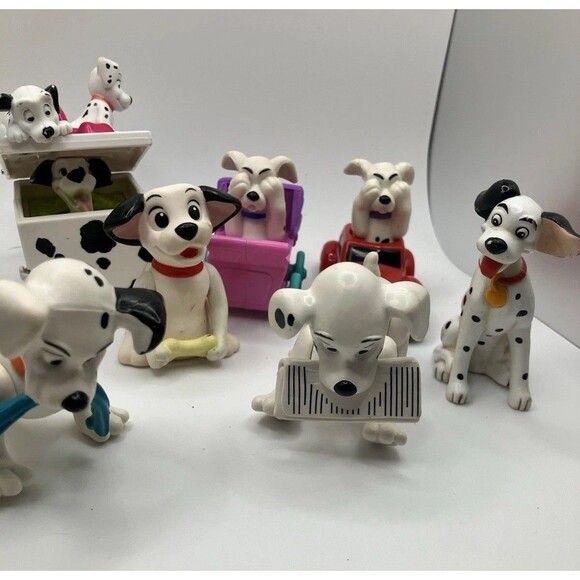 Lot Of 9 Disney 101 Dalmations Figures Animated Dogs Toys - Picture 3 of 4